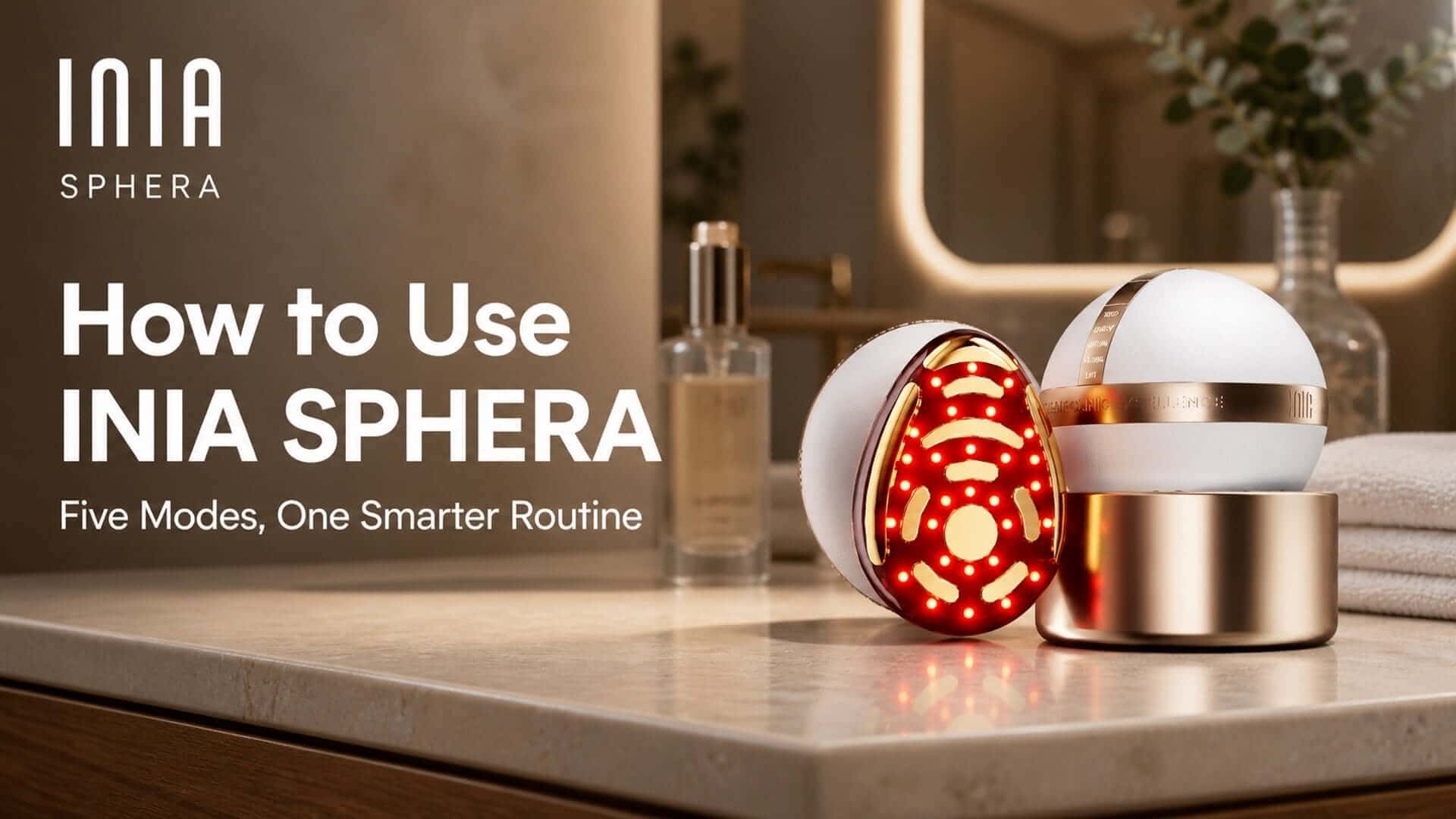 How to Use INIA Sphera: Gel, Modes, and Your First Routine