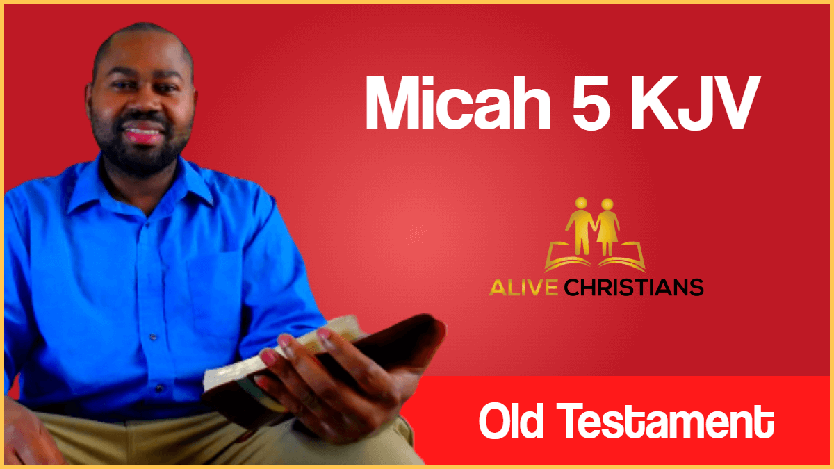 Micah 5 KJV with Audio - Now gather thyself in troops, O daughter