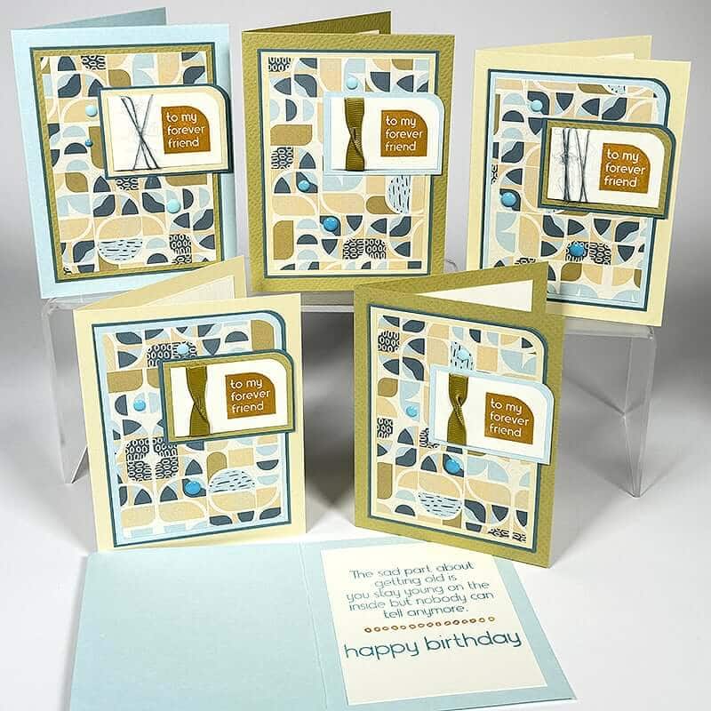 Card Making by the Batch with Round and Round