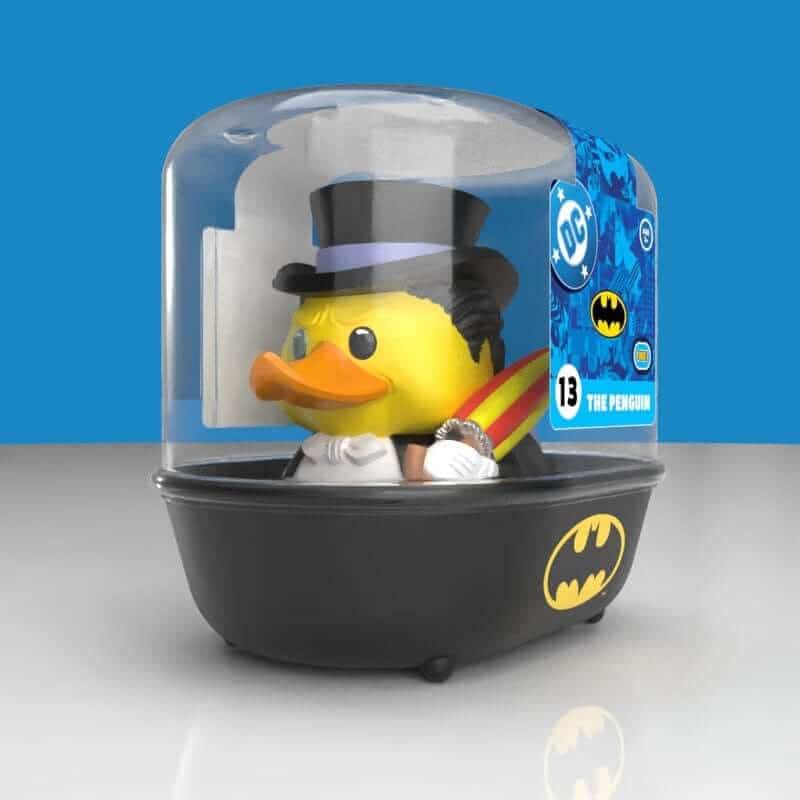Penguin TUBBZ Review featuring DC Comics Penguin first edition collectible duck available from TUBBZ UK