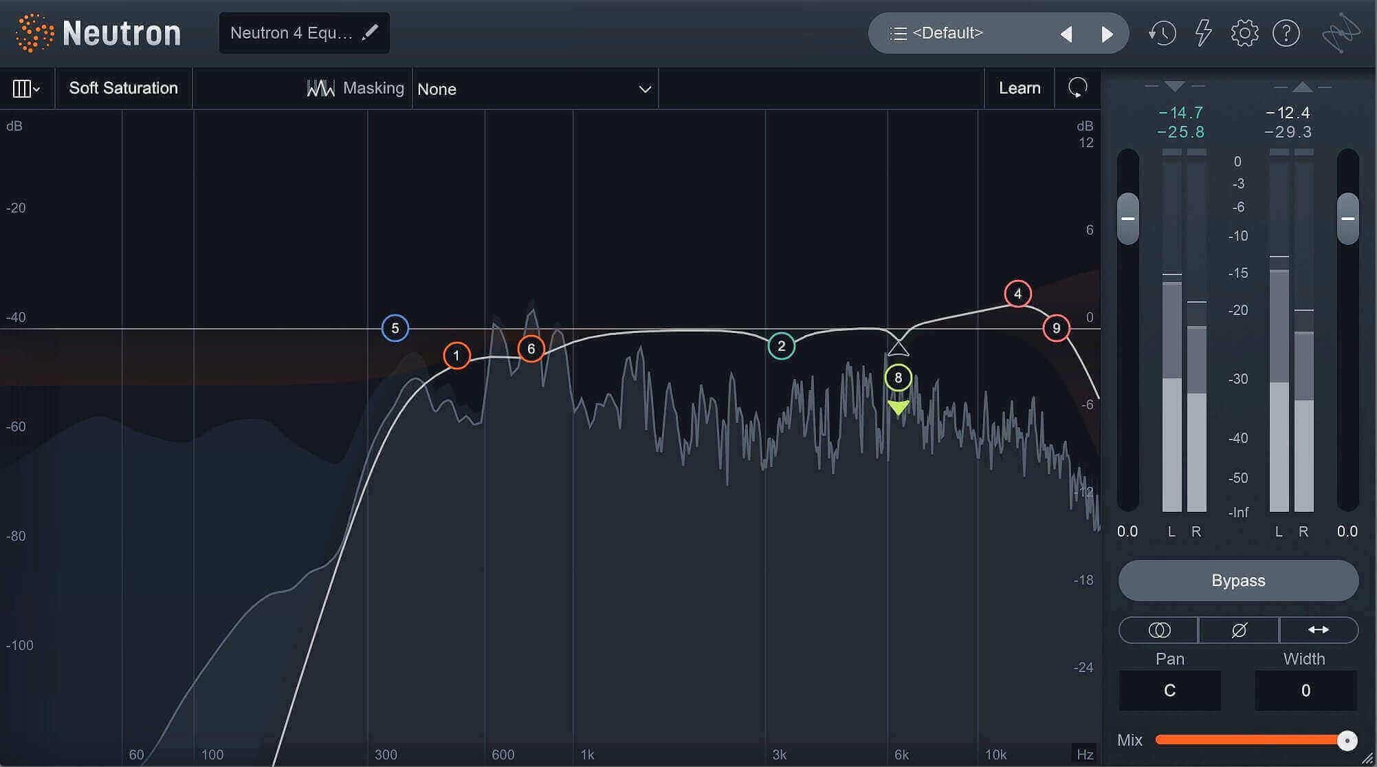 EQ settings for DrumLab hi-hats