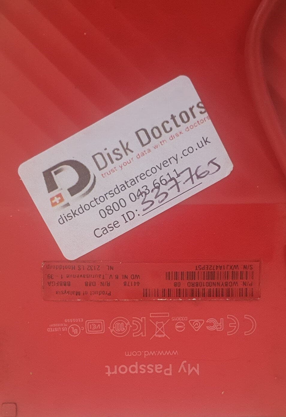 Western Digital My Passport 1TB Data Recovery