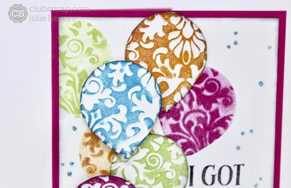 Embossed Shapes - Join Julie's Technique Challenge