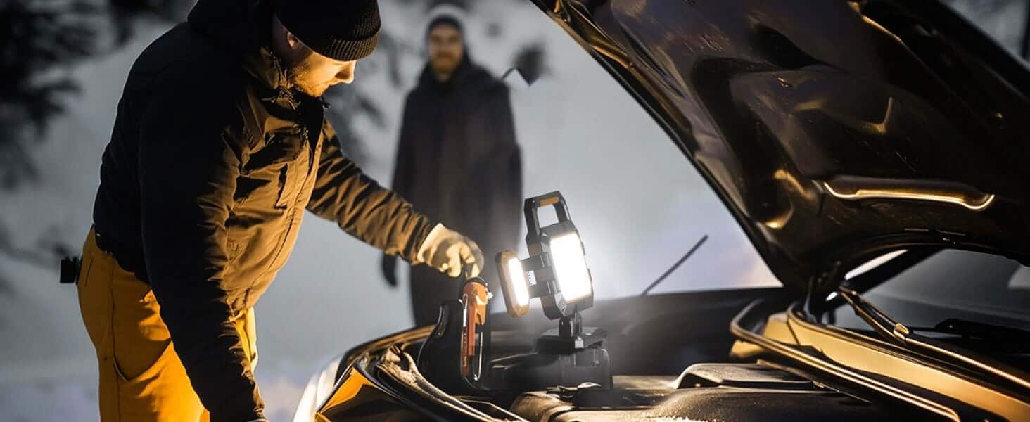 Best Work Light for Garage Auto Repairs: HOKOLITE YZONI W5 Review