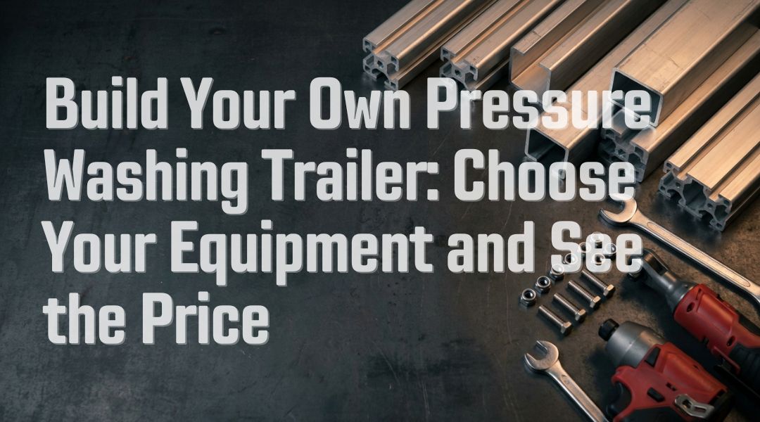 Build Your Own Pressure Washing Trailer: Choose Your Equipment and See the Price