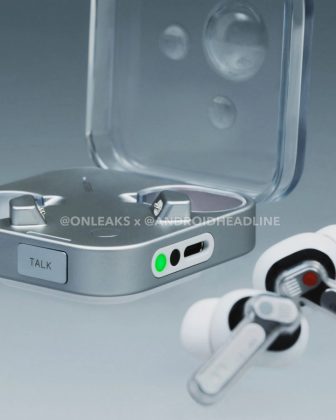 Side angle of Nothing Ear 3 earbuds emphasizing build quality