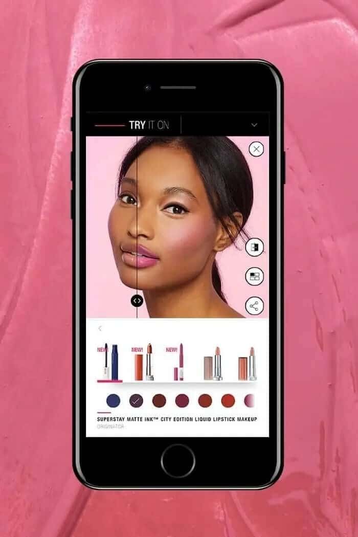virtual makeup try on