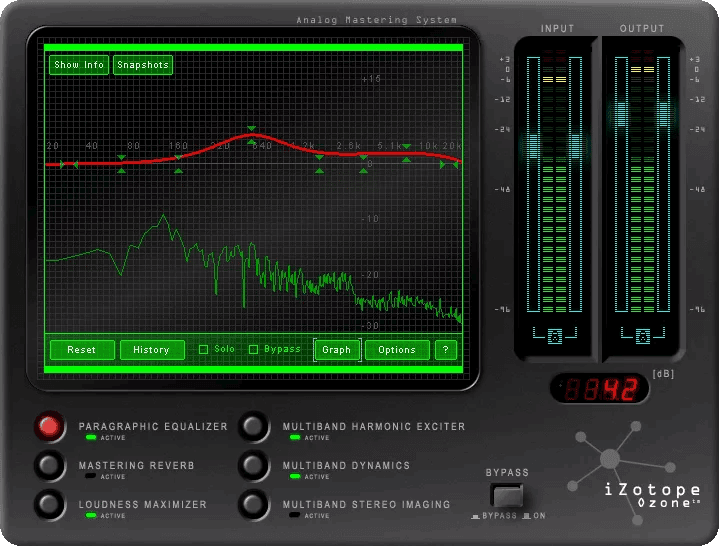 The user interface for Ozone 1
