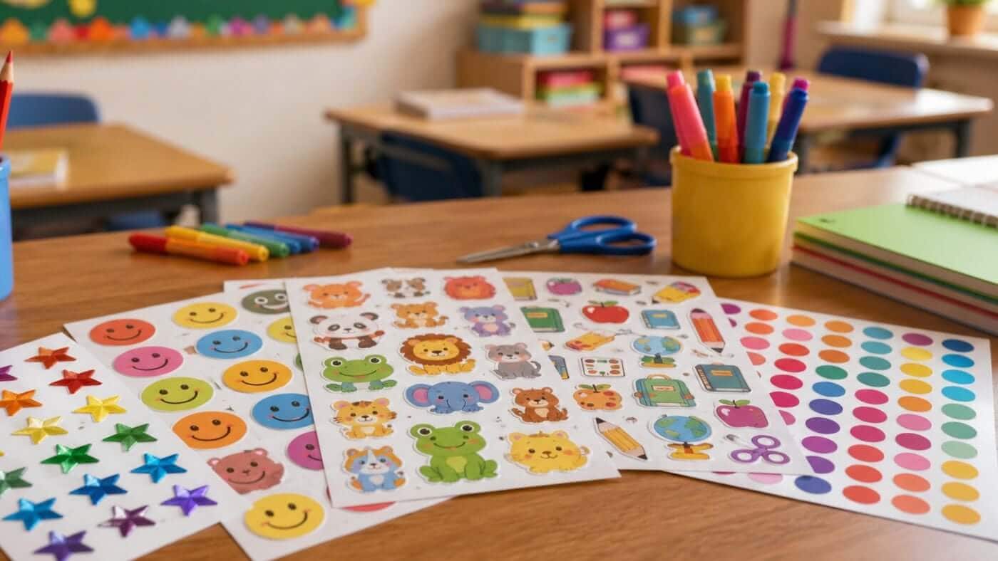 Sticker Sheets For Classroom Use: Teacher Ideas
