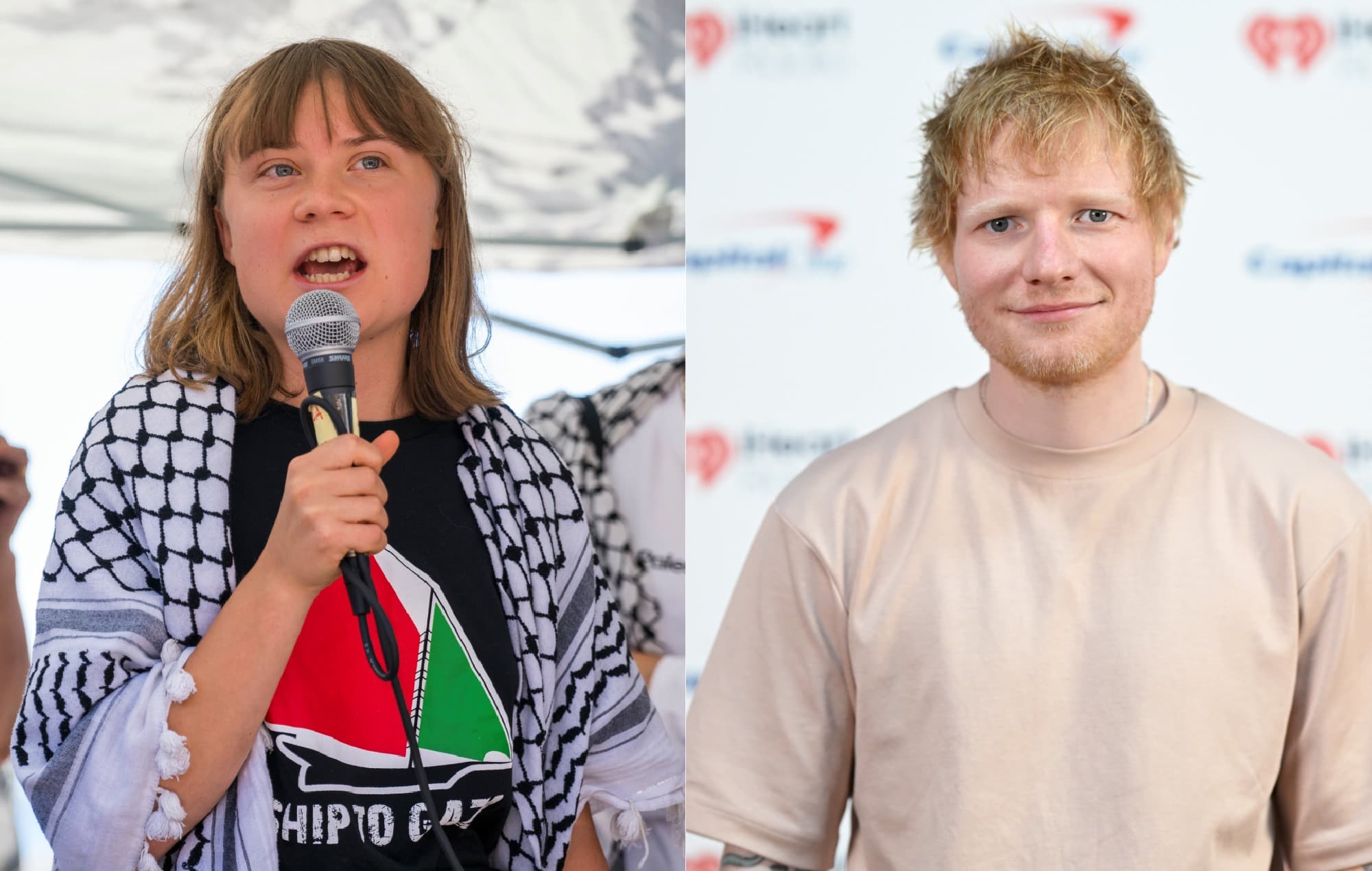 Greta Thunberg Challenges Ed Sheeran Over Palestine Comments