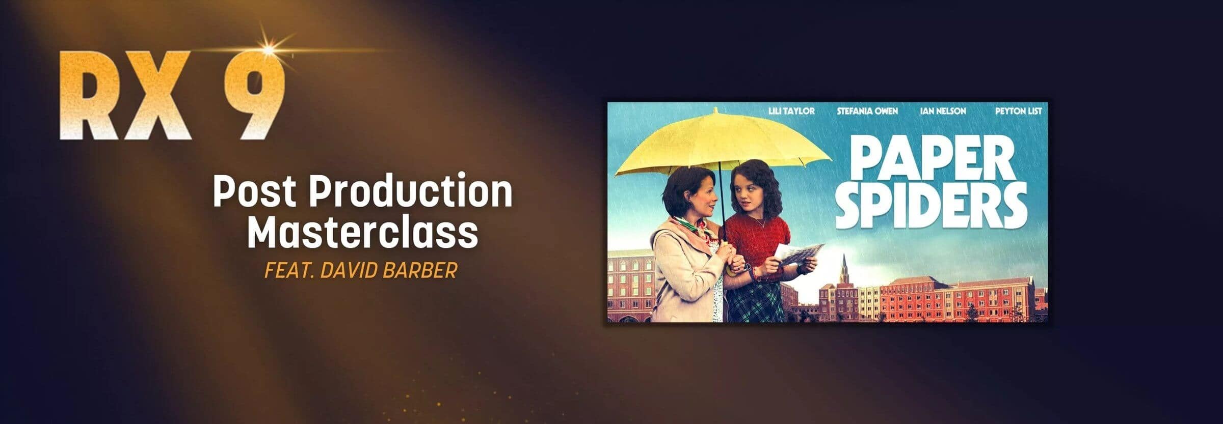 Learn How to Repair Audio in Post Production Masterclass