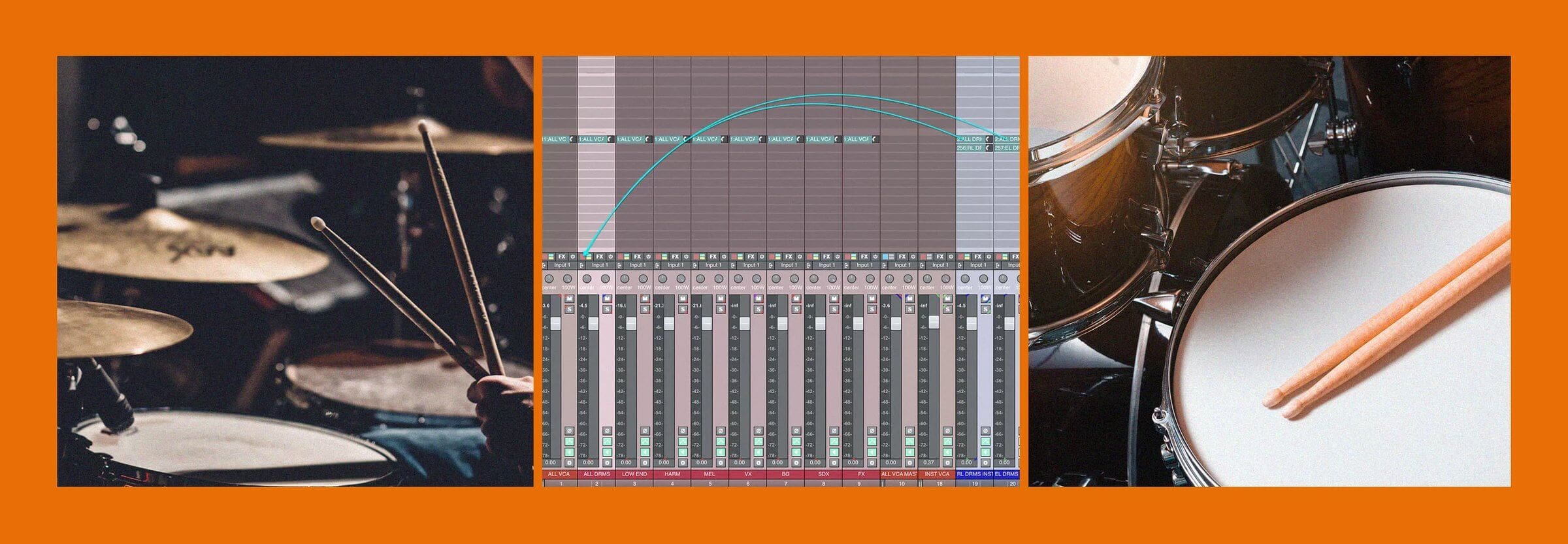 What is a drum bus? How to set one up in your session
