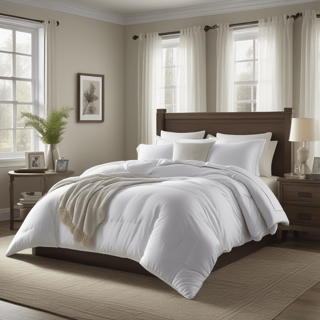 Where can I source durable institutional styles comforters for a vacation rental?
