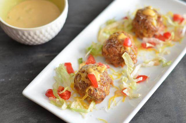 Cheeseburger Meatballs