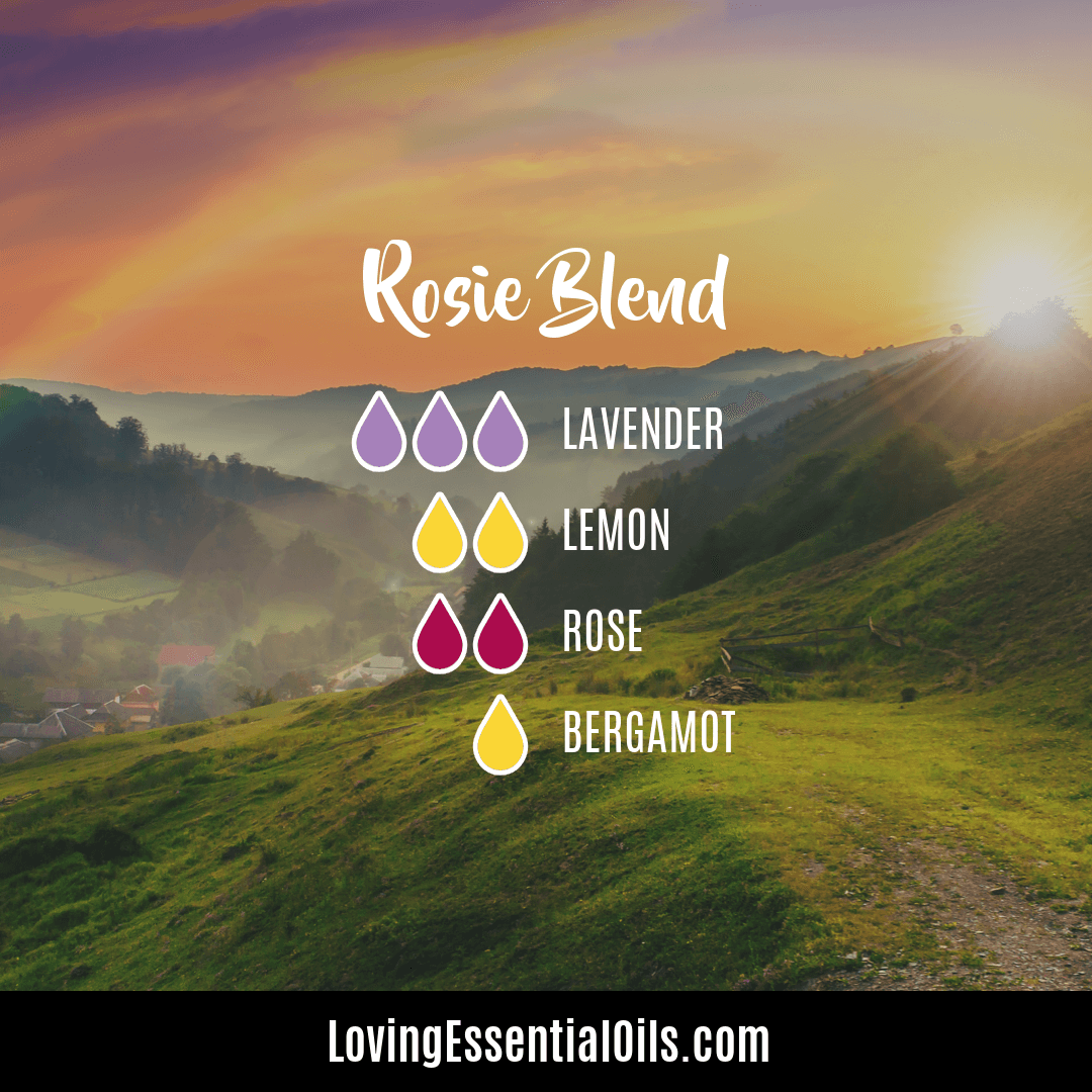 Rosie lemon and lavender diffuser blend with rose and bergamot