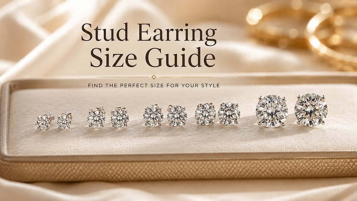 Stud Earring Size Guide: CTW, Millimetres And Everyday Fit