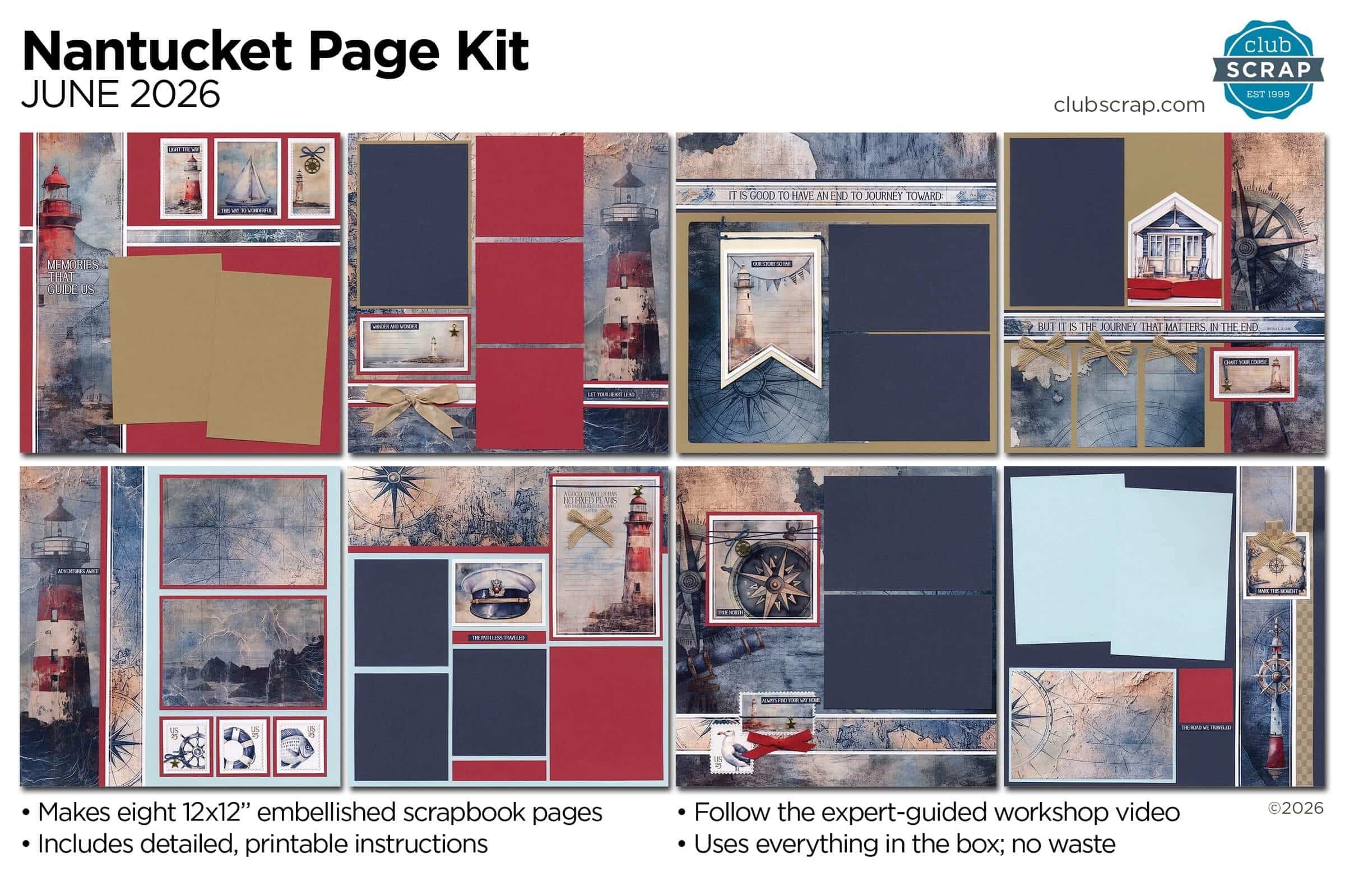nantucket page kit