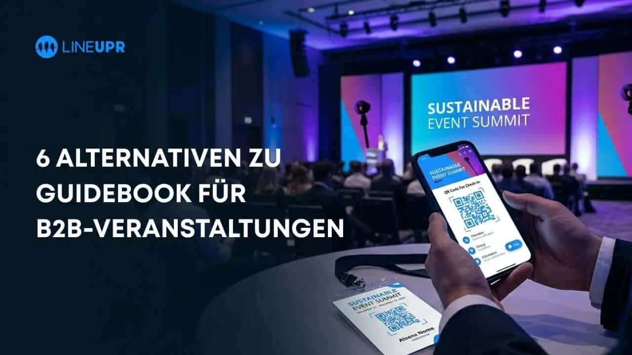 6 Alternativen zu Guidebook für B2B-Veranstaltungen (+ Optionen ohne Download)