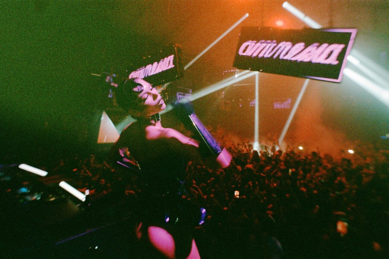 The dancefloor alive with passion.