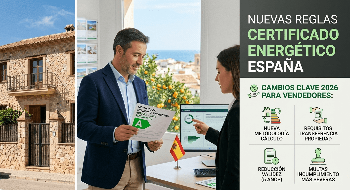 Nuevas Normas del Certificado Energético en España: Qué Cambia para los Vendedores en 2026