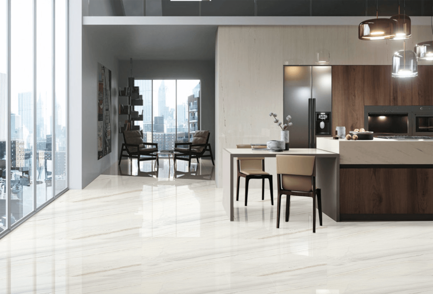 Bianco Lasa Porcelain Worktops vs Marble; A Good Competition