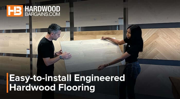 Easy-to-install Engineered Hardwood Flooring