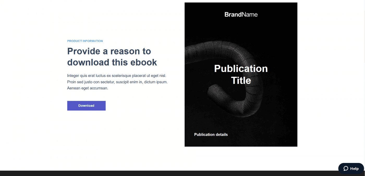 Instapage template product sales 5