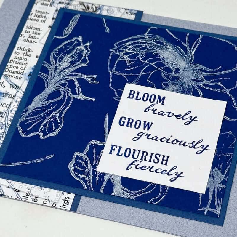 Make original botanical prints with your craft supplies!