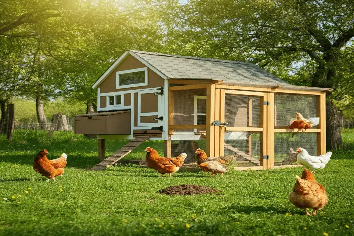 chicken poop