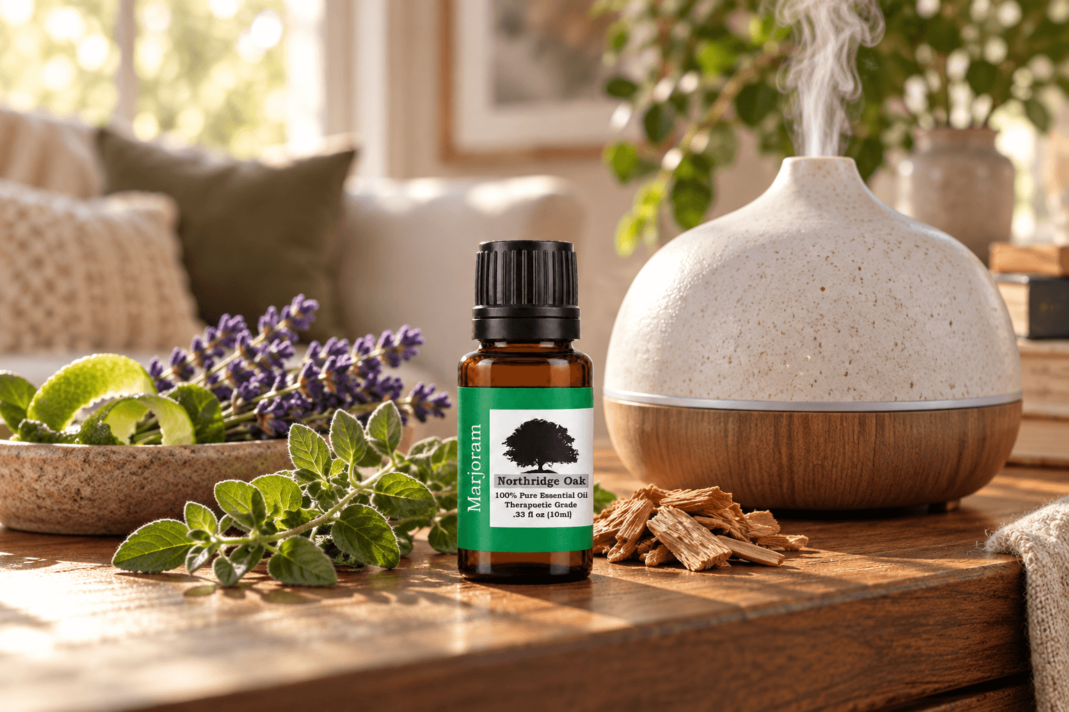 Marjoram Essential Oil Diffuser Blends: 12 Relaxing Recipes