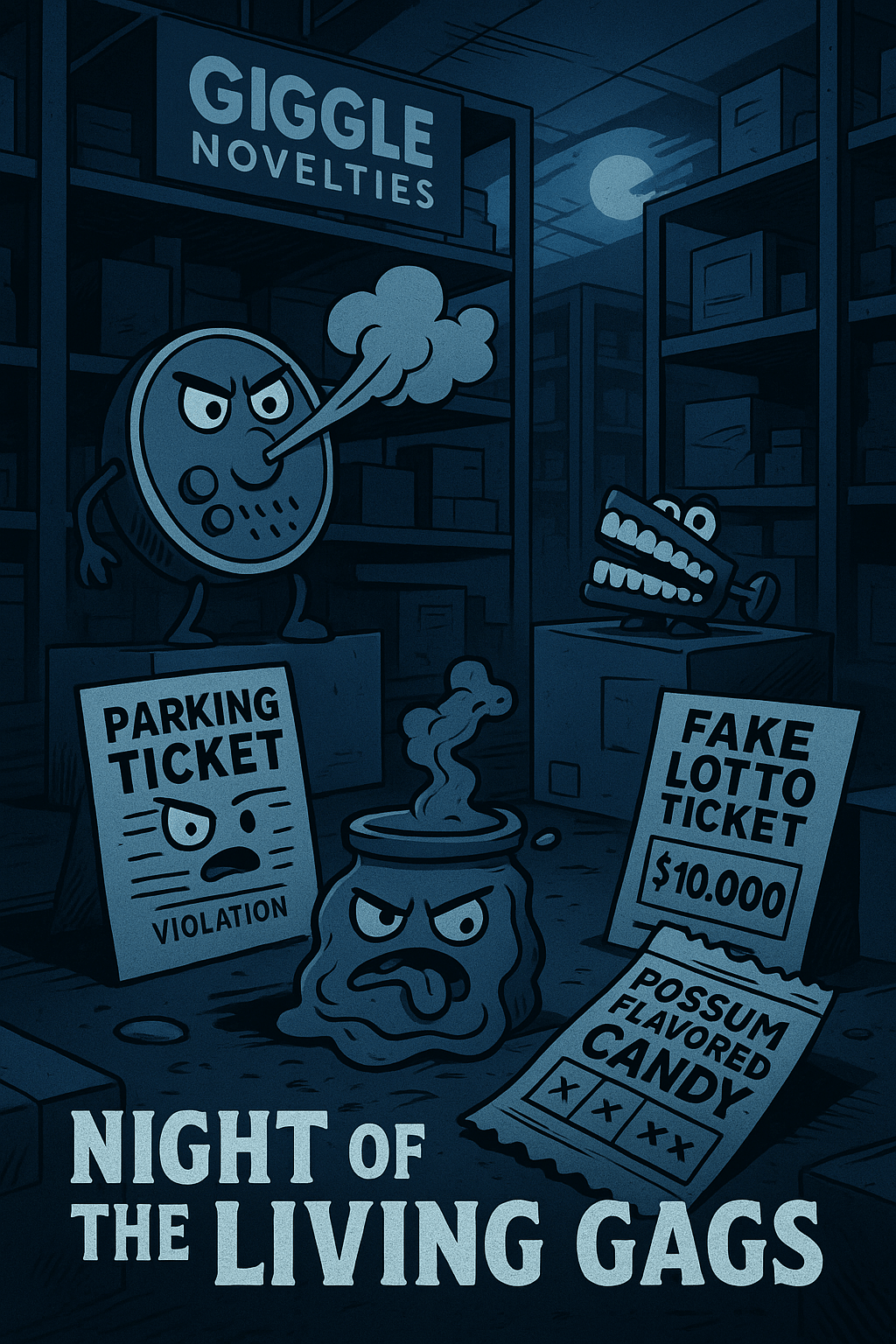 Night of the Living Gags: A Giggle Novelties Warehouse Horror (Kinda) Story