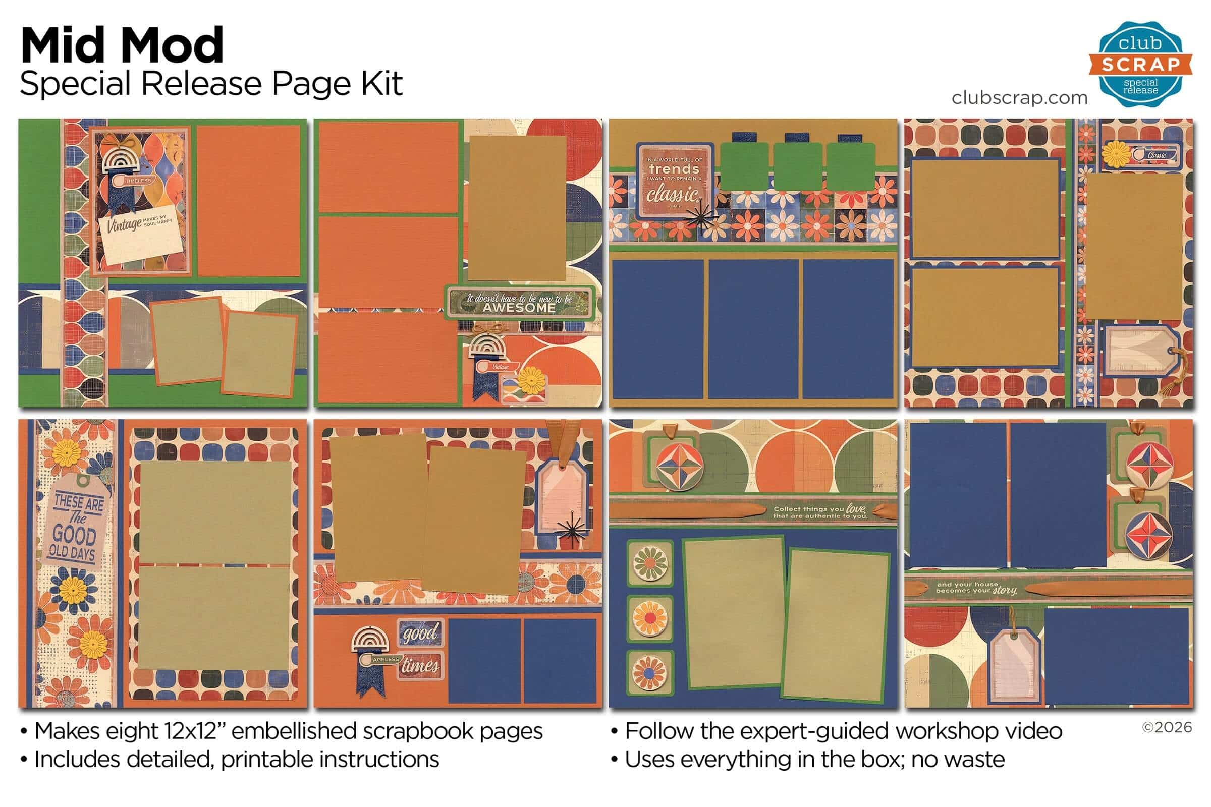 mid mod page kit
