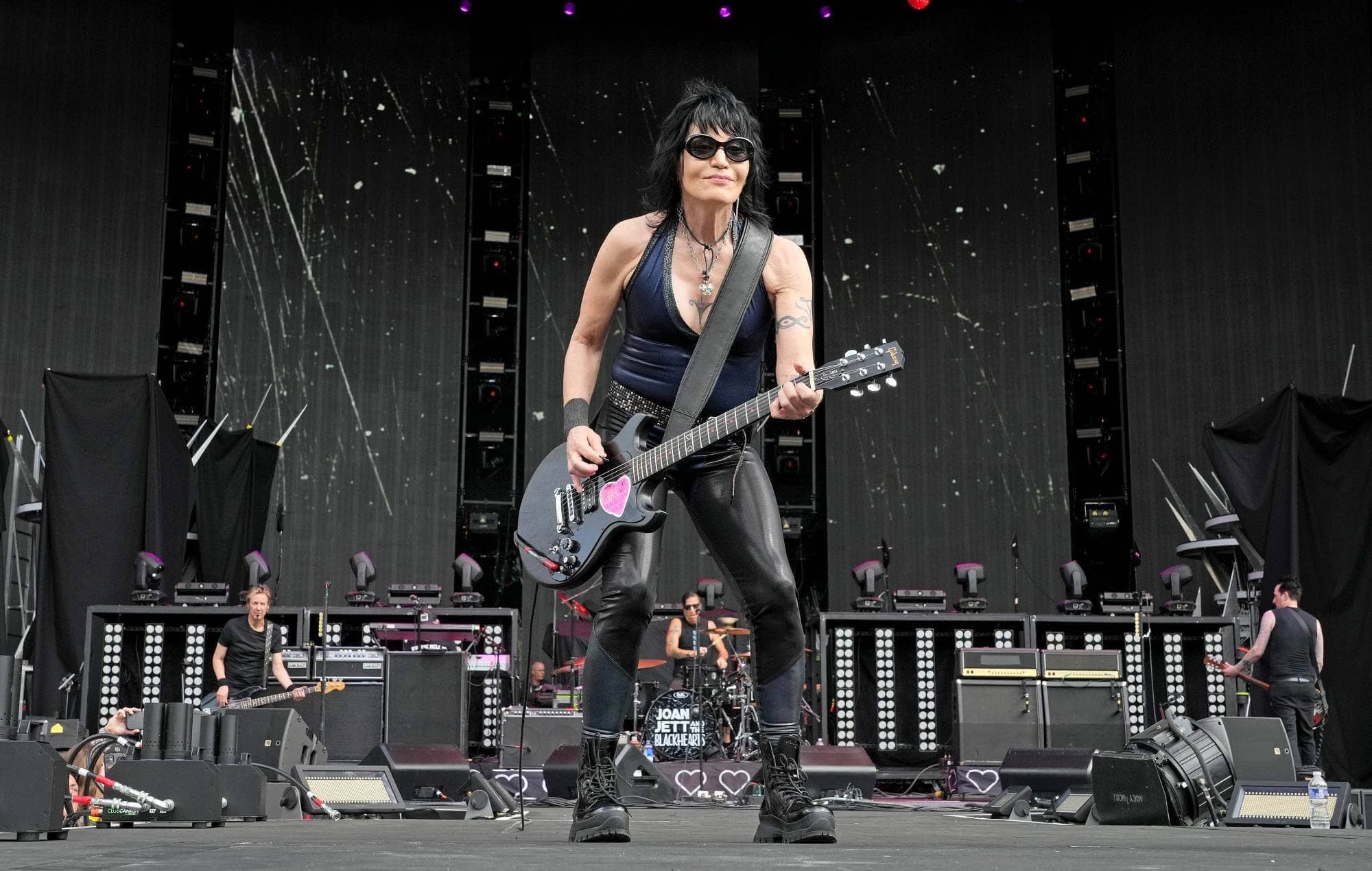 Joan Jett And The Blackhearts in full rock glory.
