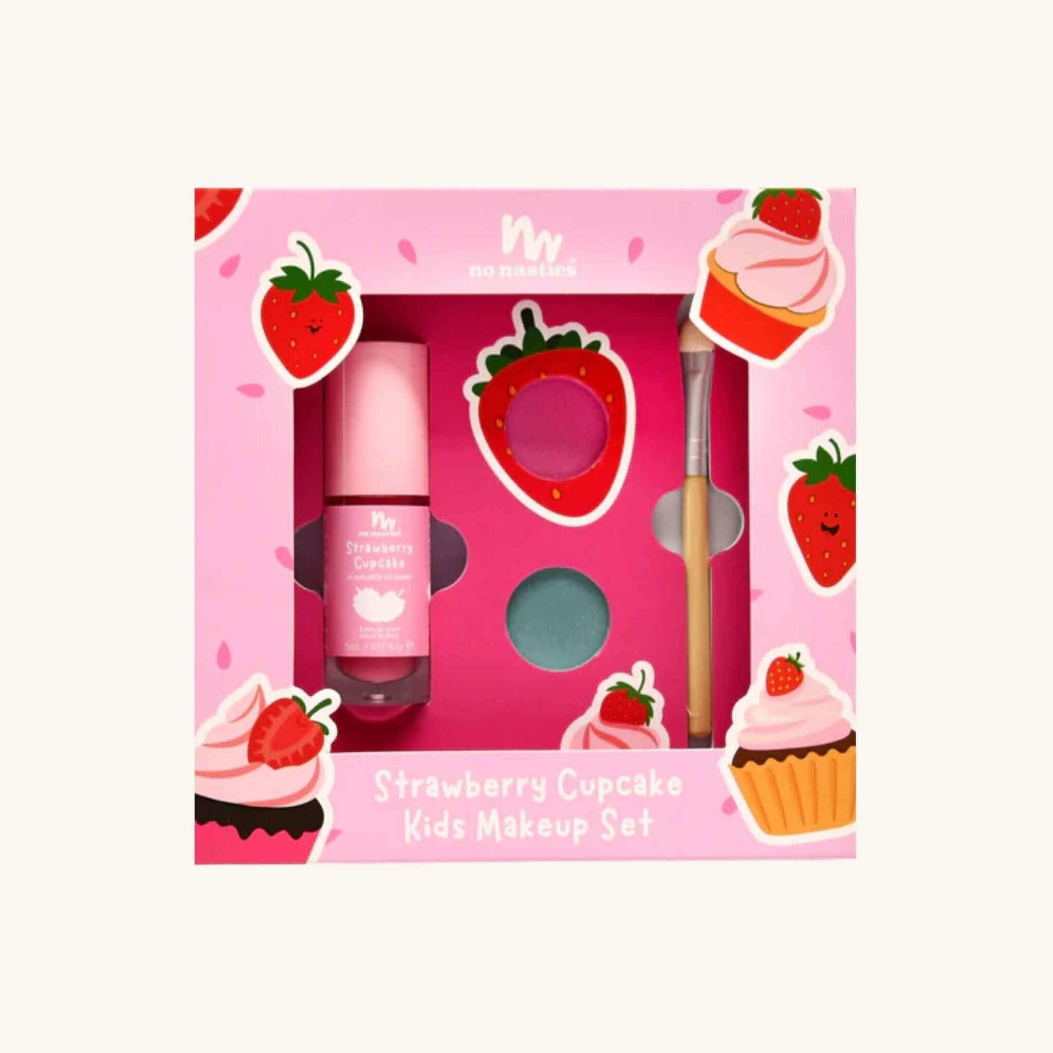5-Piece Strawberry Cupcake, Mermaid or Unicorn Makeup for Kids