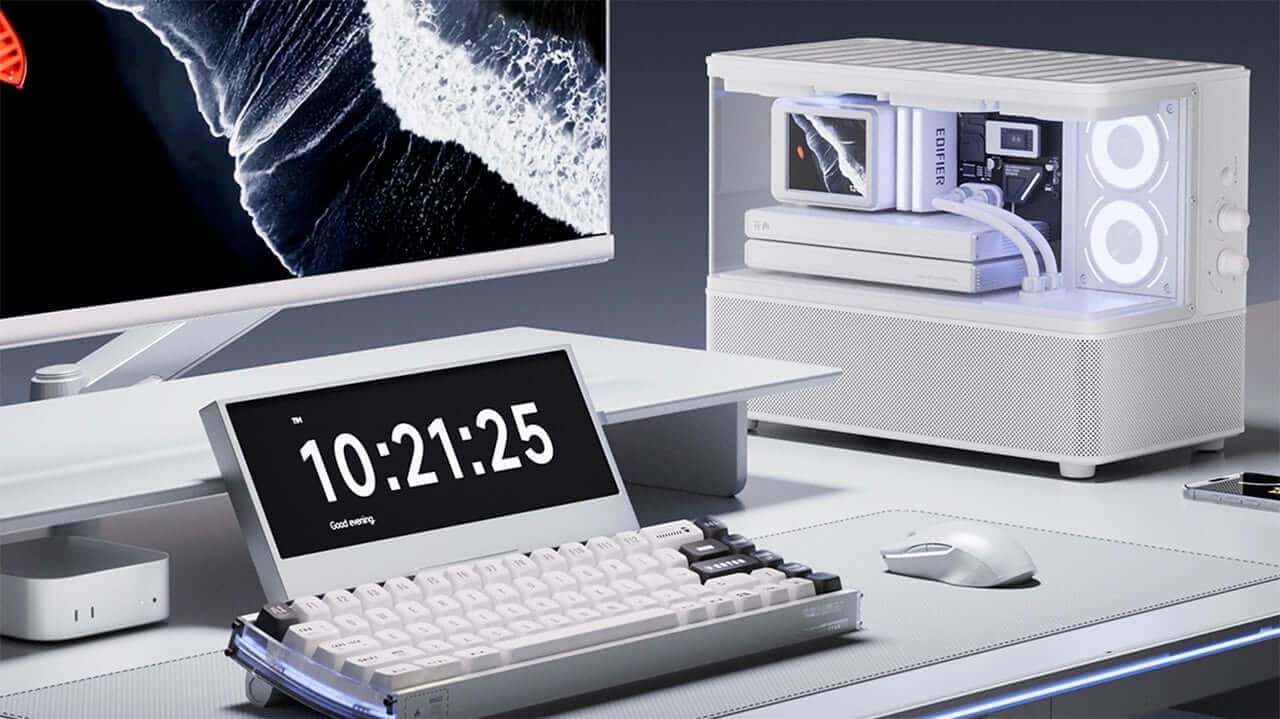 Edifier New Cyber Speaker: A Quirky PC-Lookalike That Shows Your Computer Stats