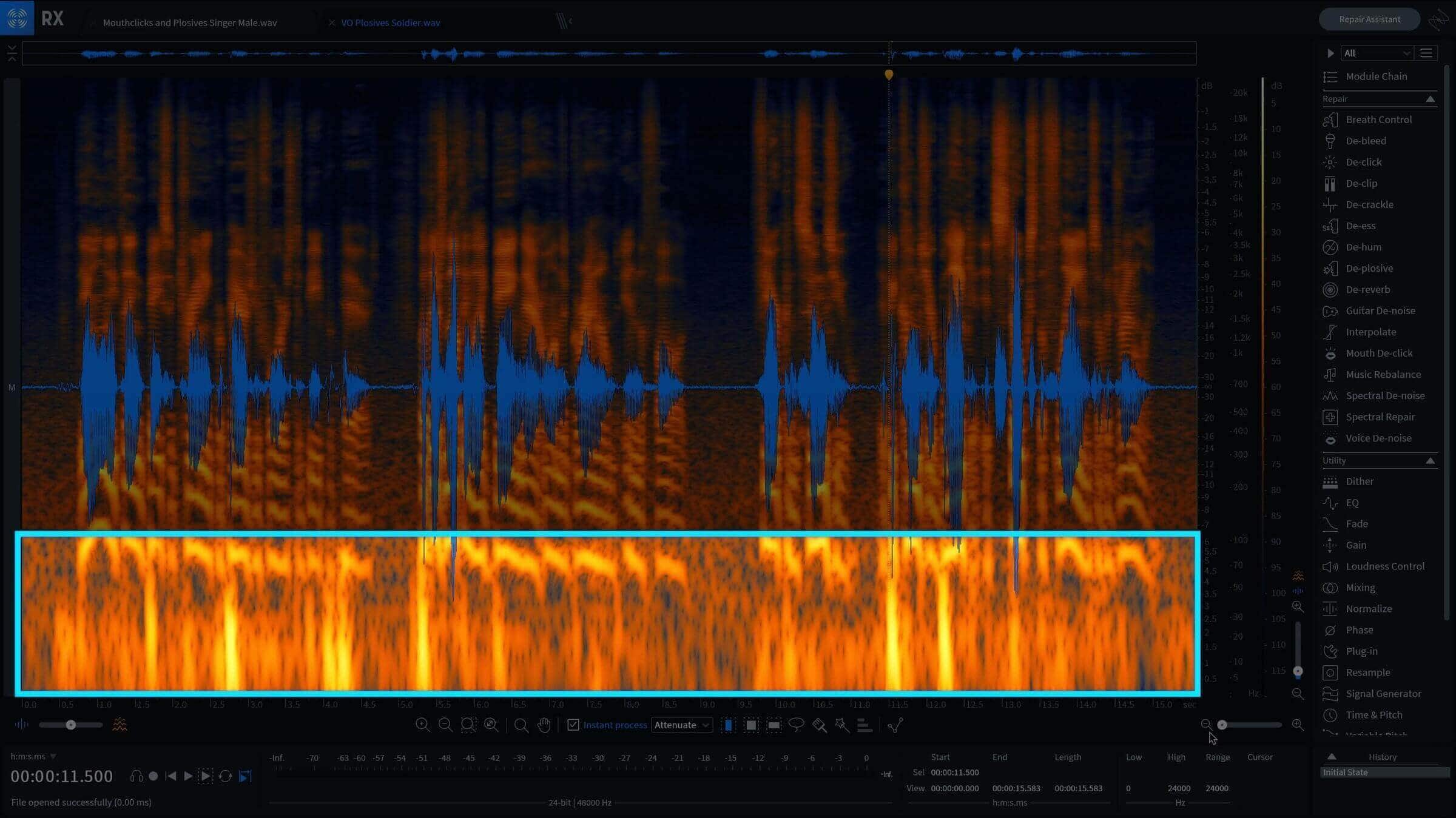 See your low end more clearly, with information below 100 Hz