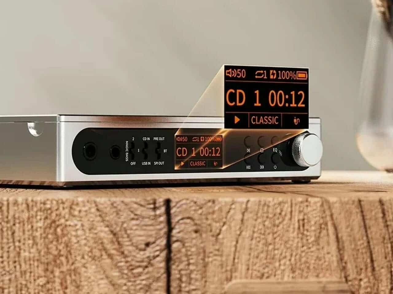 Compact aluminum chassis of the DM15 R2R