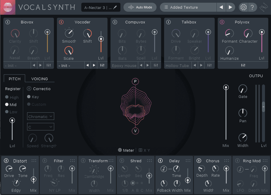 VocalSynth lets you craft unique tones using each module’s individual wet/dry faderImage 4.png