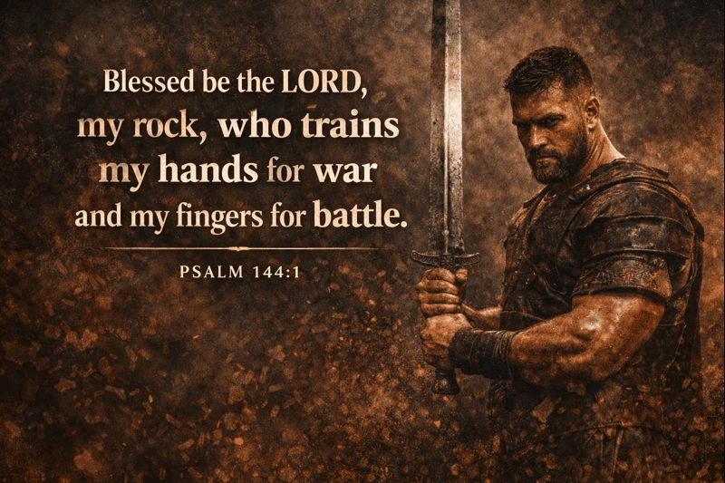 Strength - The Lord trains my hands to war