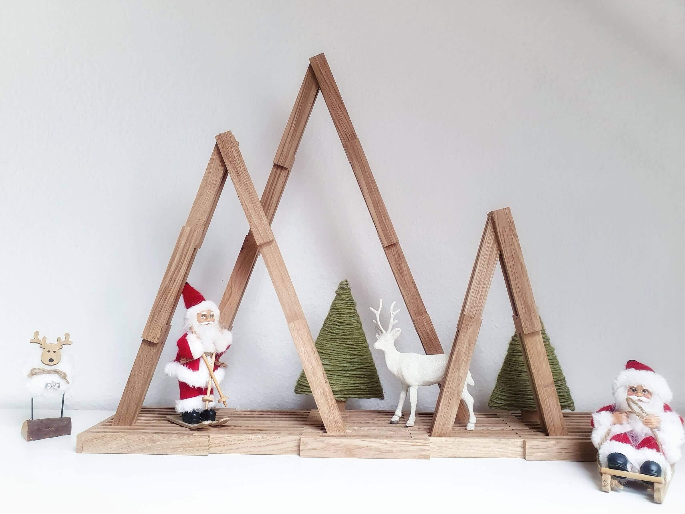 natürlich schlicht skandinavisch - Weihnachtsdeko aus Easy-Sticks