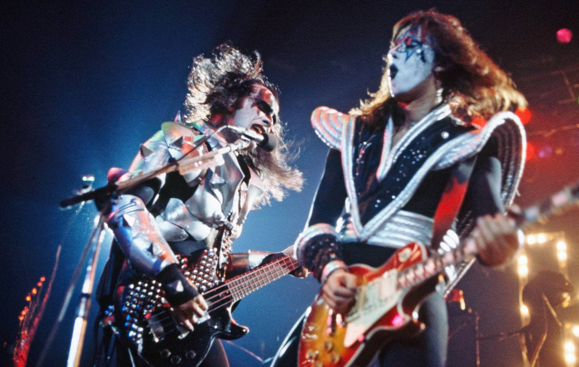 Ace Frehley and Gene Simmons