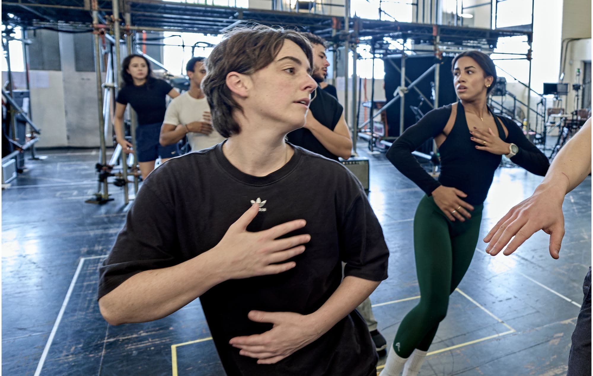 The production team and cast continuing work on Hamlet Hail To The Thief