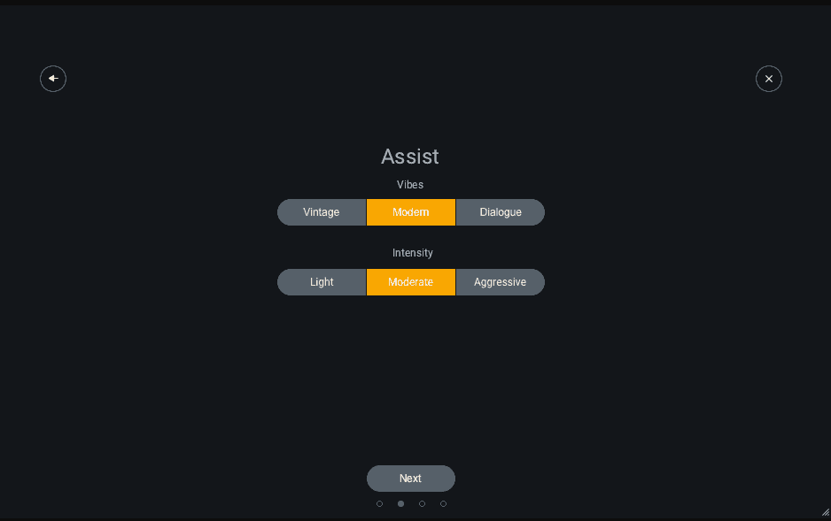 Assist initial guidance