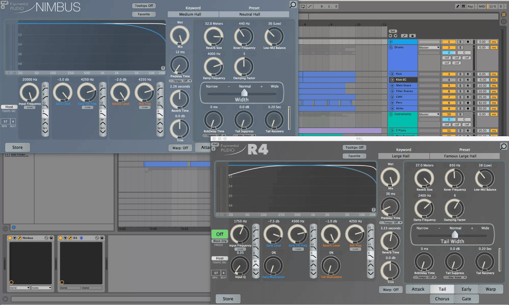 Learning Exponential Audio Plug-ins for Music Production through Presets
