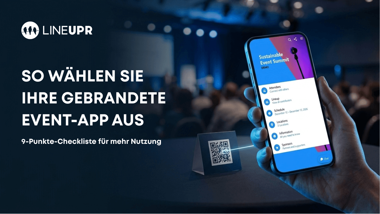 Branded Event-App – 9-Punkte-Checkliste für mehr Nutzung