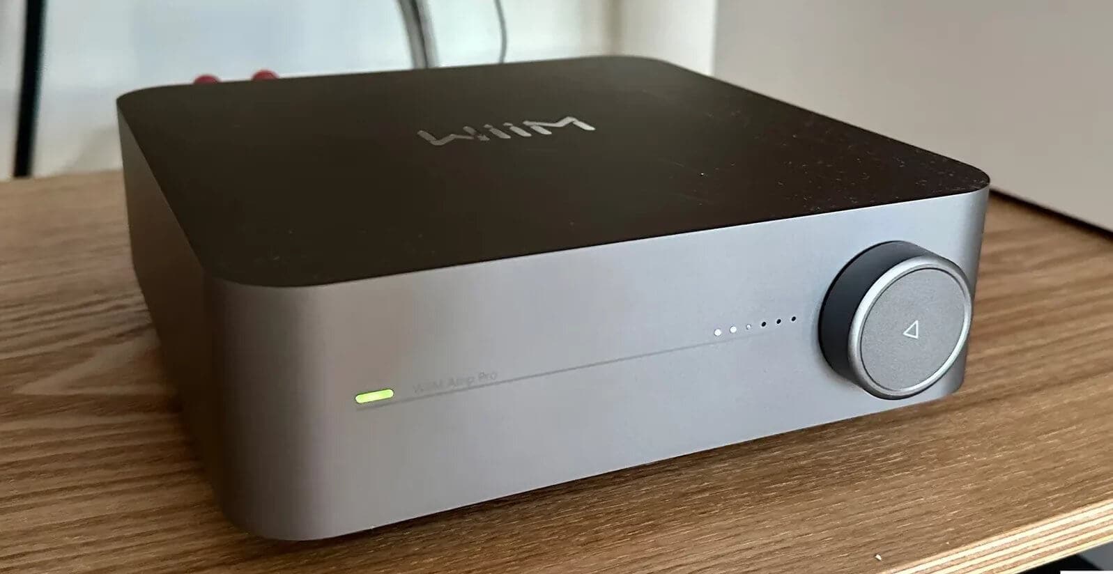 Example of a Wiim Amp Pro integrated audio setup for lossless sound