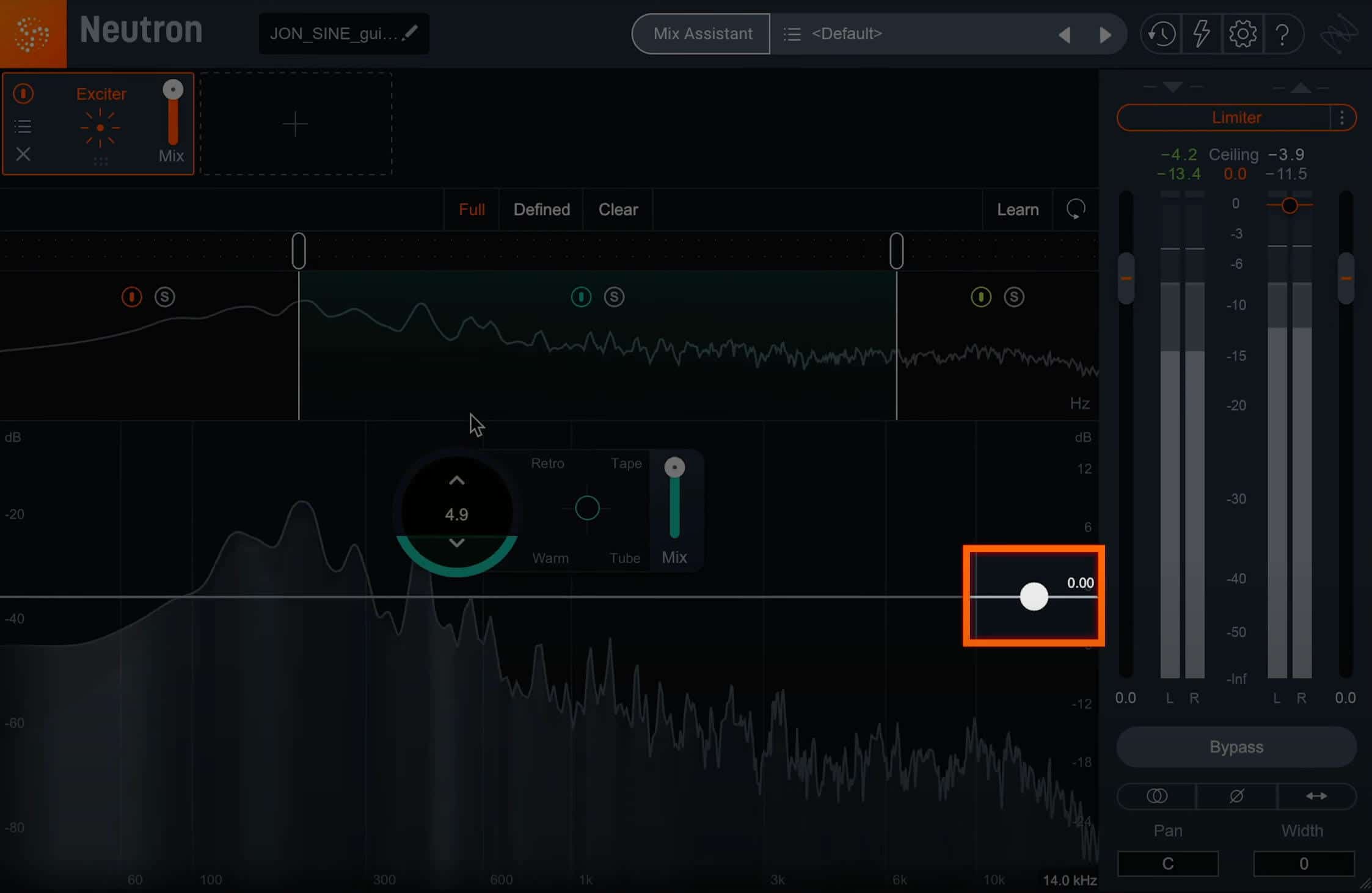 The Post Filter in Neutron’s Exciter module