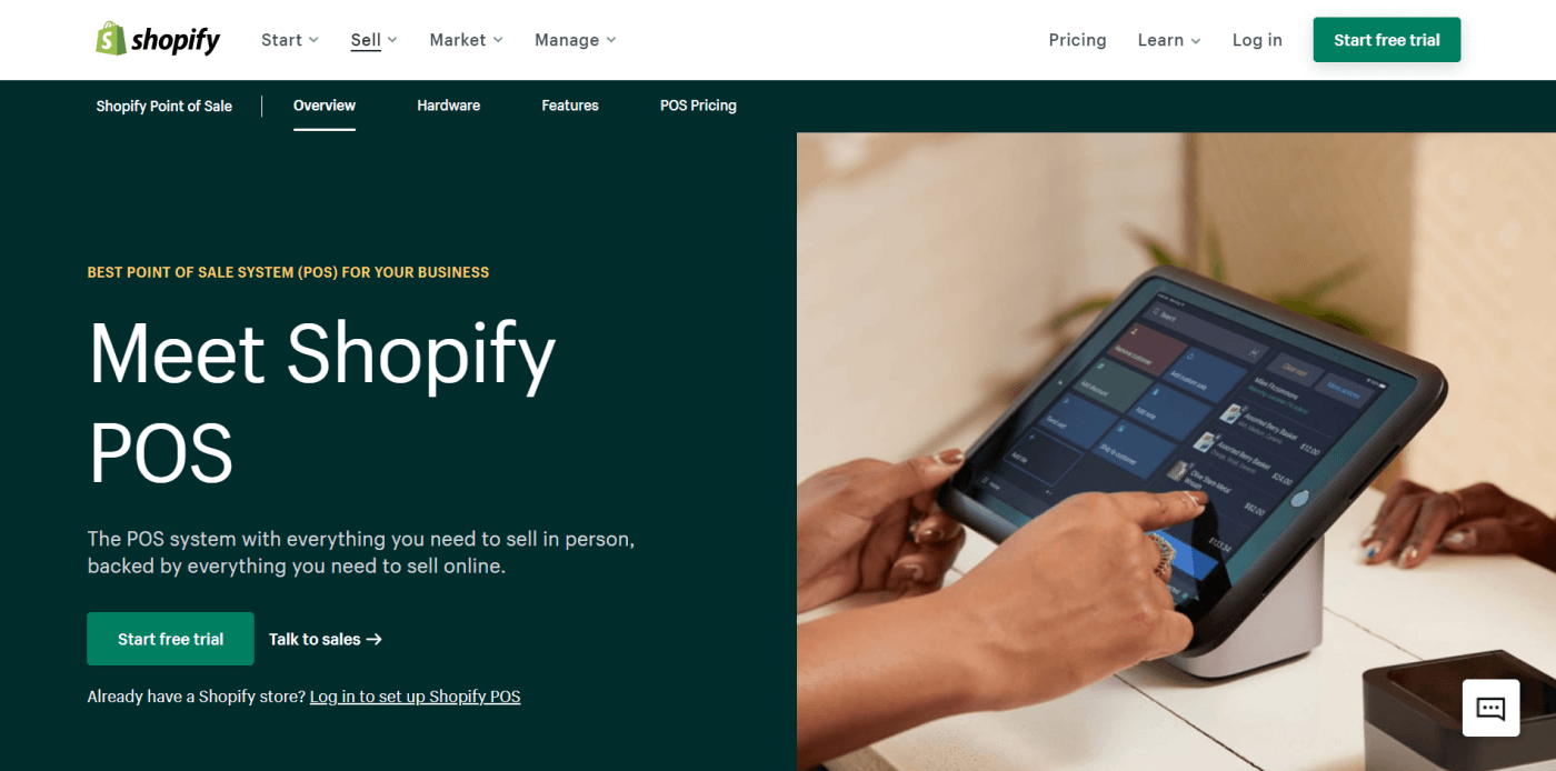 Shopify vs. Square: Shopify POS System