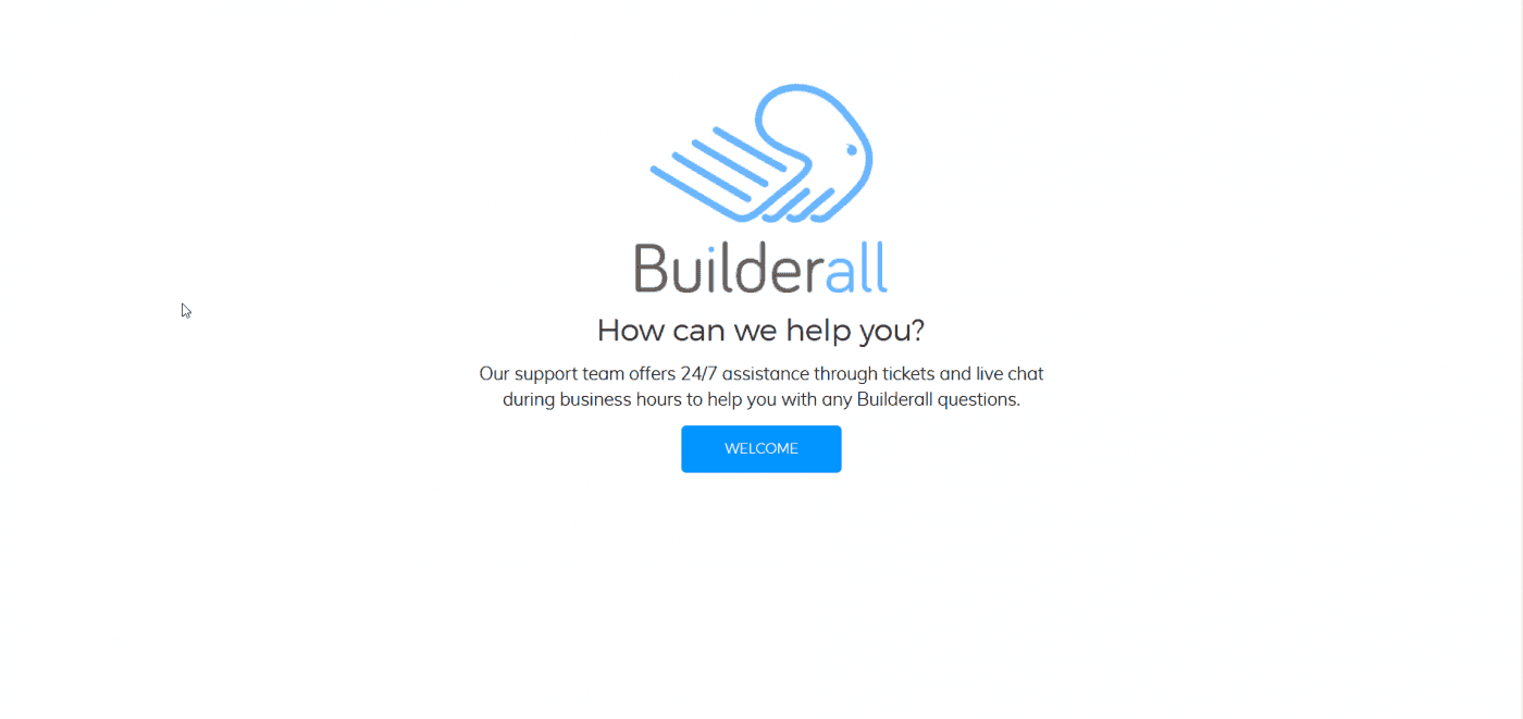 Builderall support page