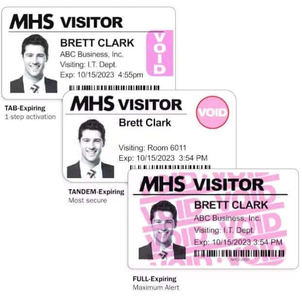 Visitor Badges Self Expiry